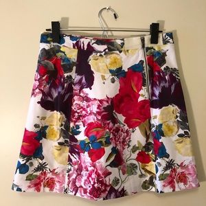 Alice + Olivia Floral Skirt